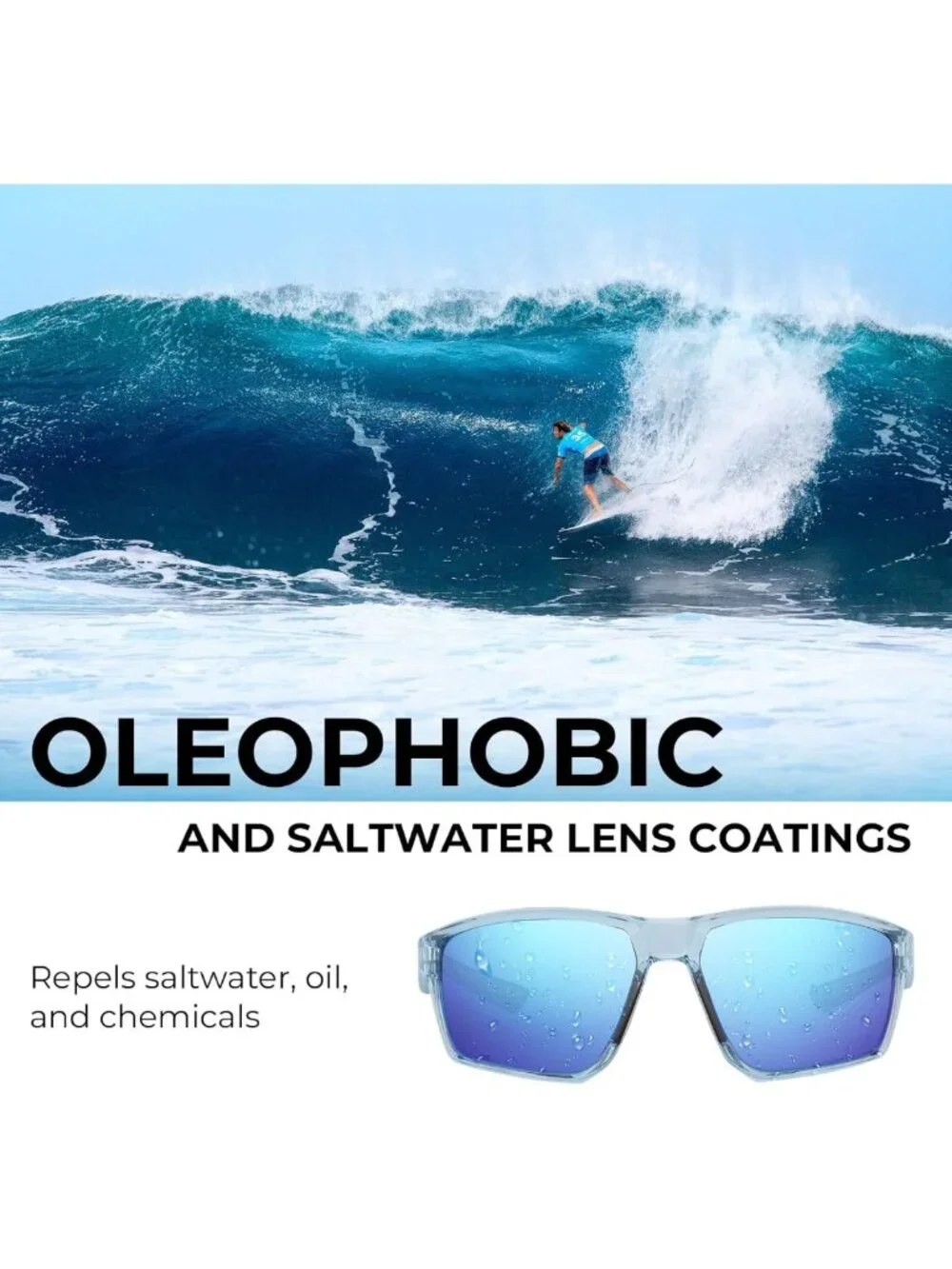 Polarized Sport Sunglasses for Men & Women | UV Protection, Lightweight